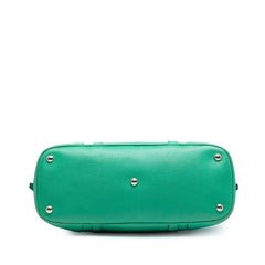 Small Leather Nice Dome Satchel