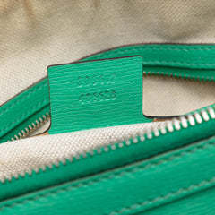 Small Leather Nice Dome Satchel