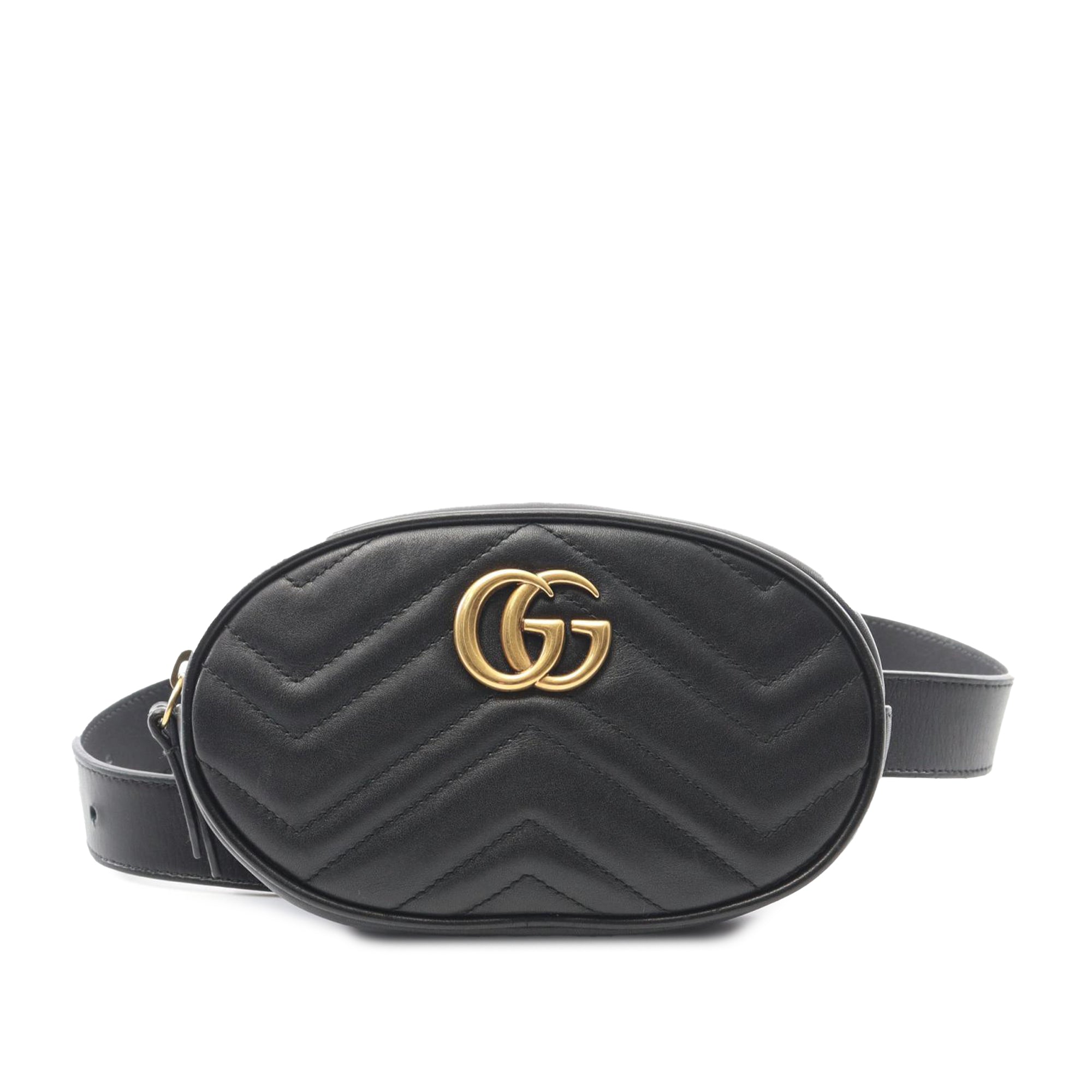GG Marmont Matelasse Leather Belt Bag