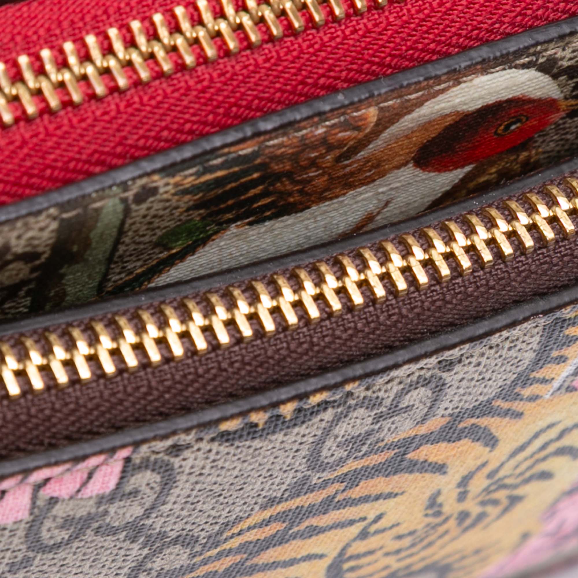 GG Supreme Bengal Double Zip Pochette