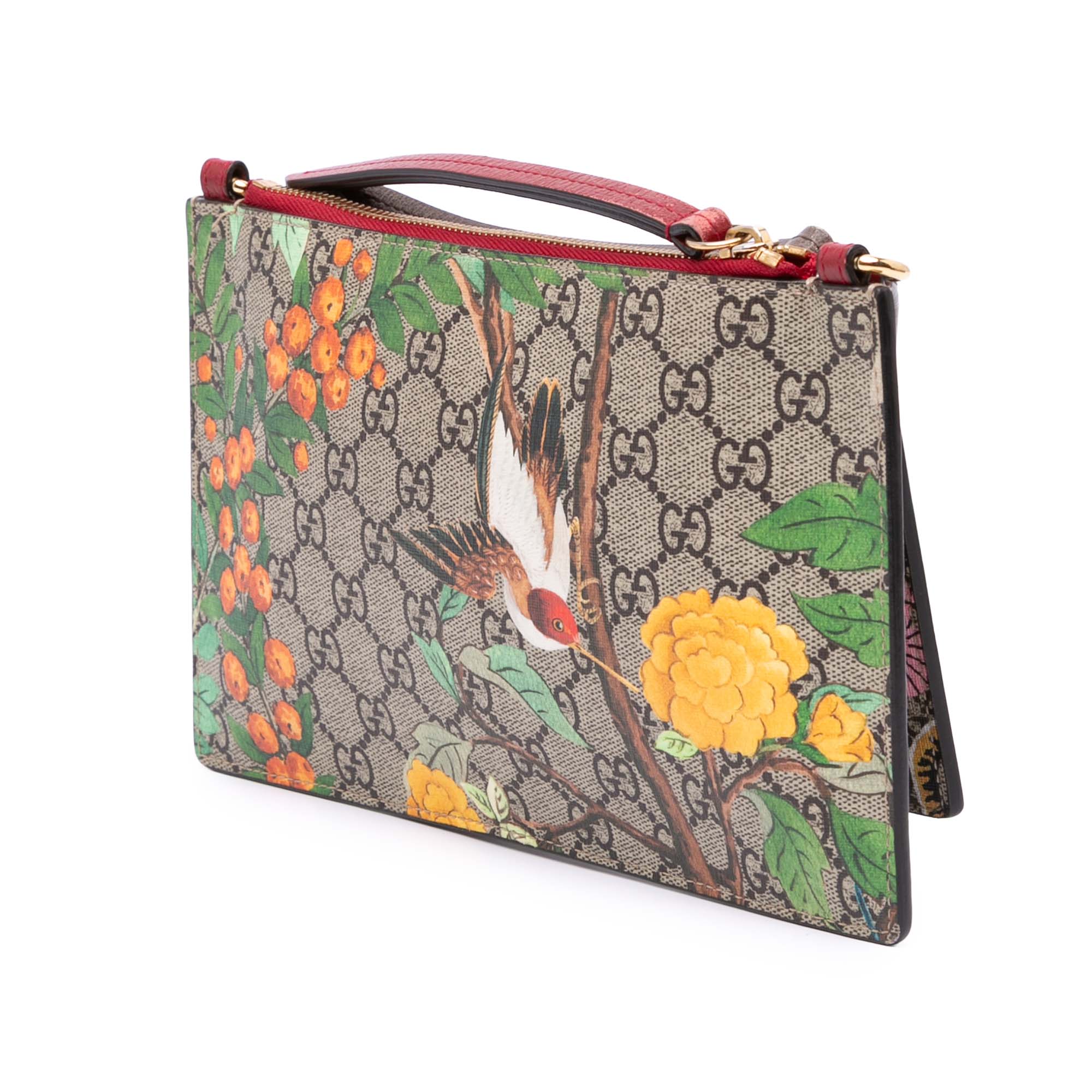 GG Supreme Bengal Double Zip Pochette