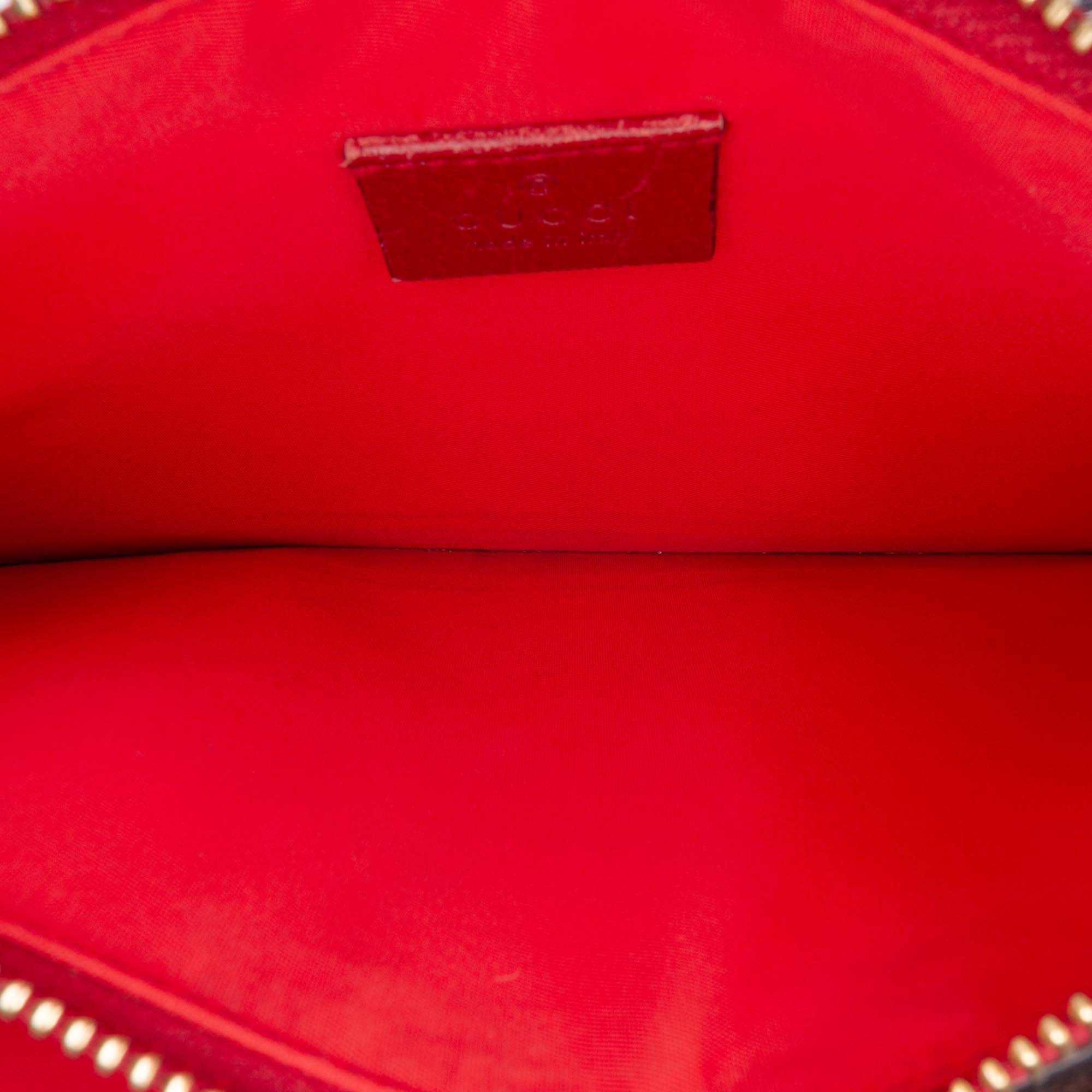GG Supreme Bengal Double Zip Pochette