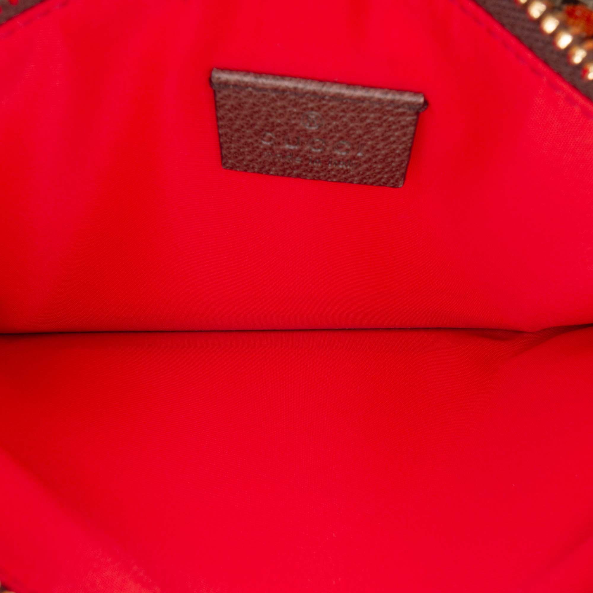 GG Supreme Bengal Double Zip Pochette