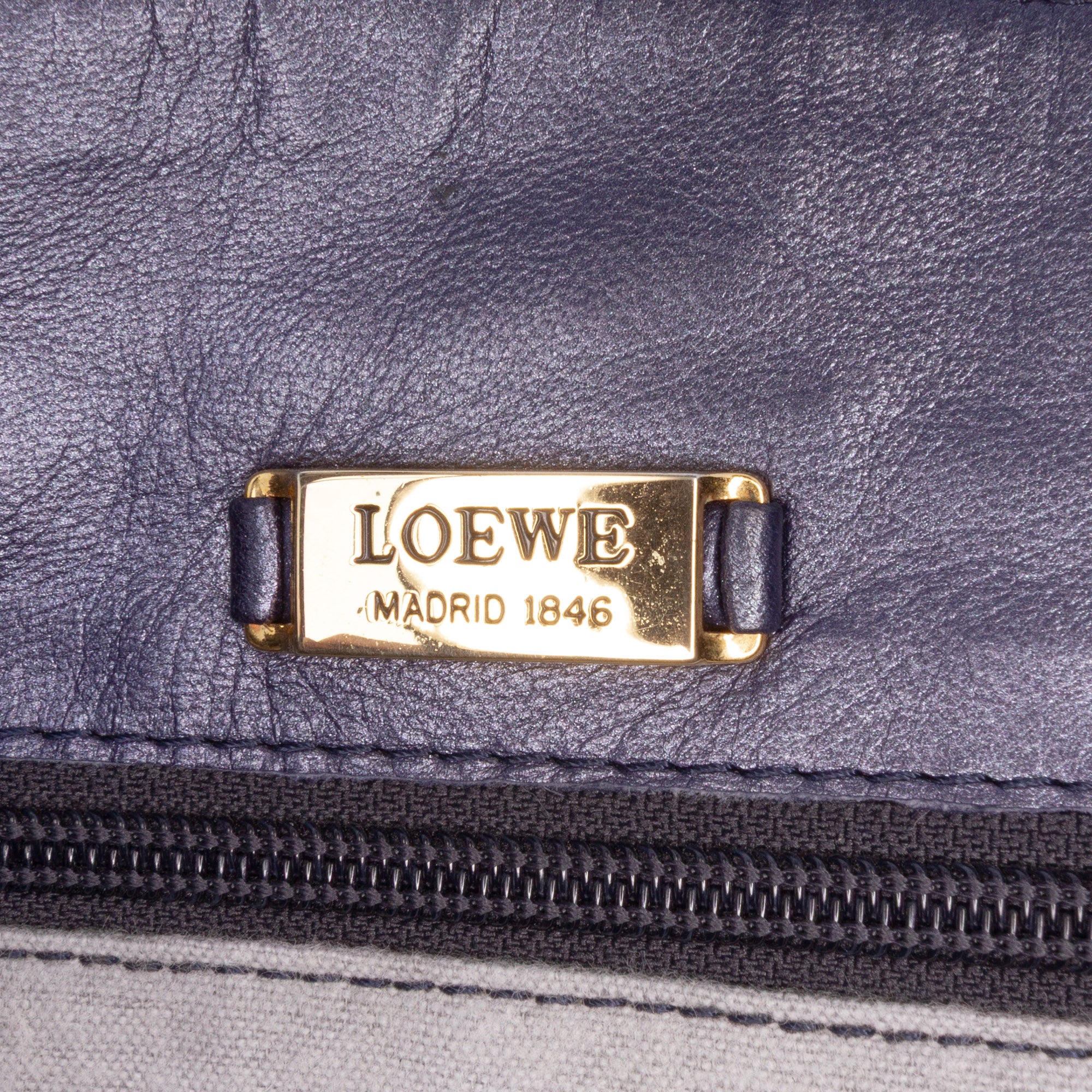 Anagram Leather Shoulder Bag