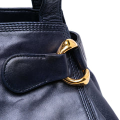 Anagram Leather Shoulder Bag