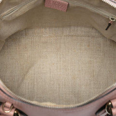 Small Dollar Calfskin GG Charm Dome Satchel