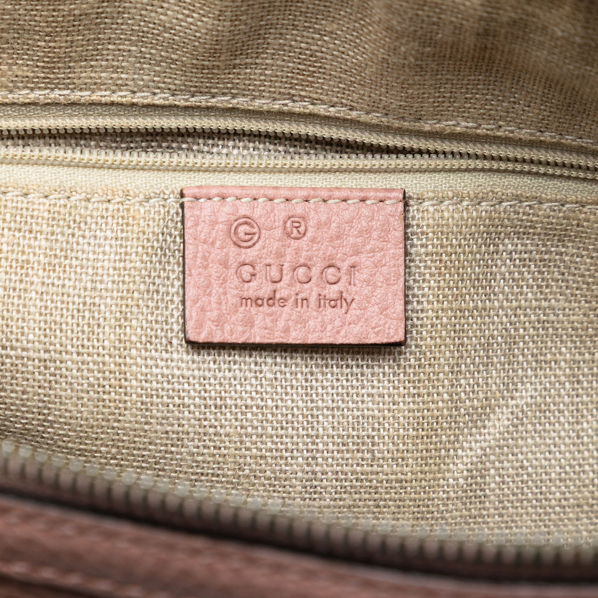 Small Dollar Calfskin GG Charm Dome Satchel