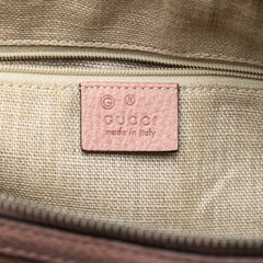 Small Dollar Calfskin GG Charm Dome Satchel