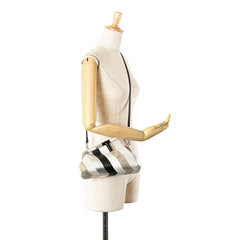 Small Fendi First Leather and Suede Striped Crossbody