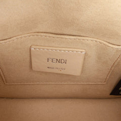Small Velvet Embroidered Zucca Canvas and Leather Kan I Crossbody