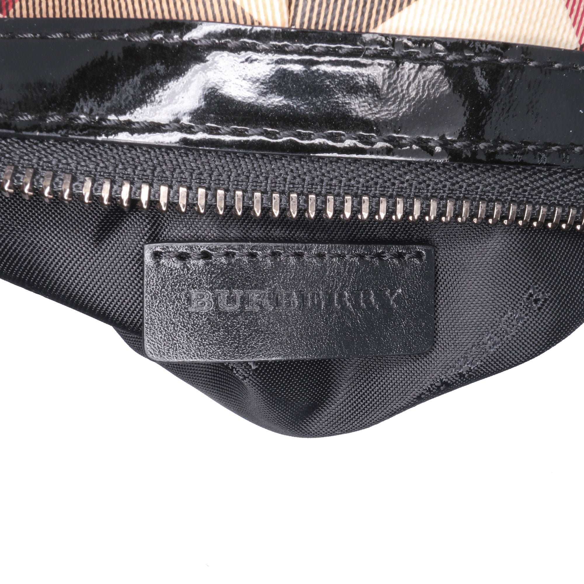 Supernova Check Coated Canvas Clutch