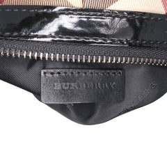 Supernova Check Coated Canvas Clutch