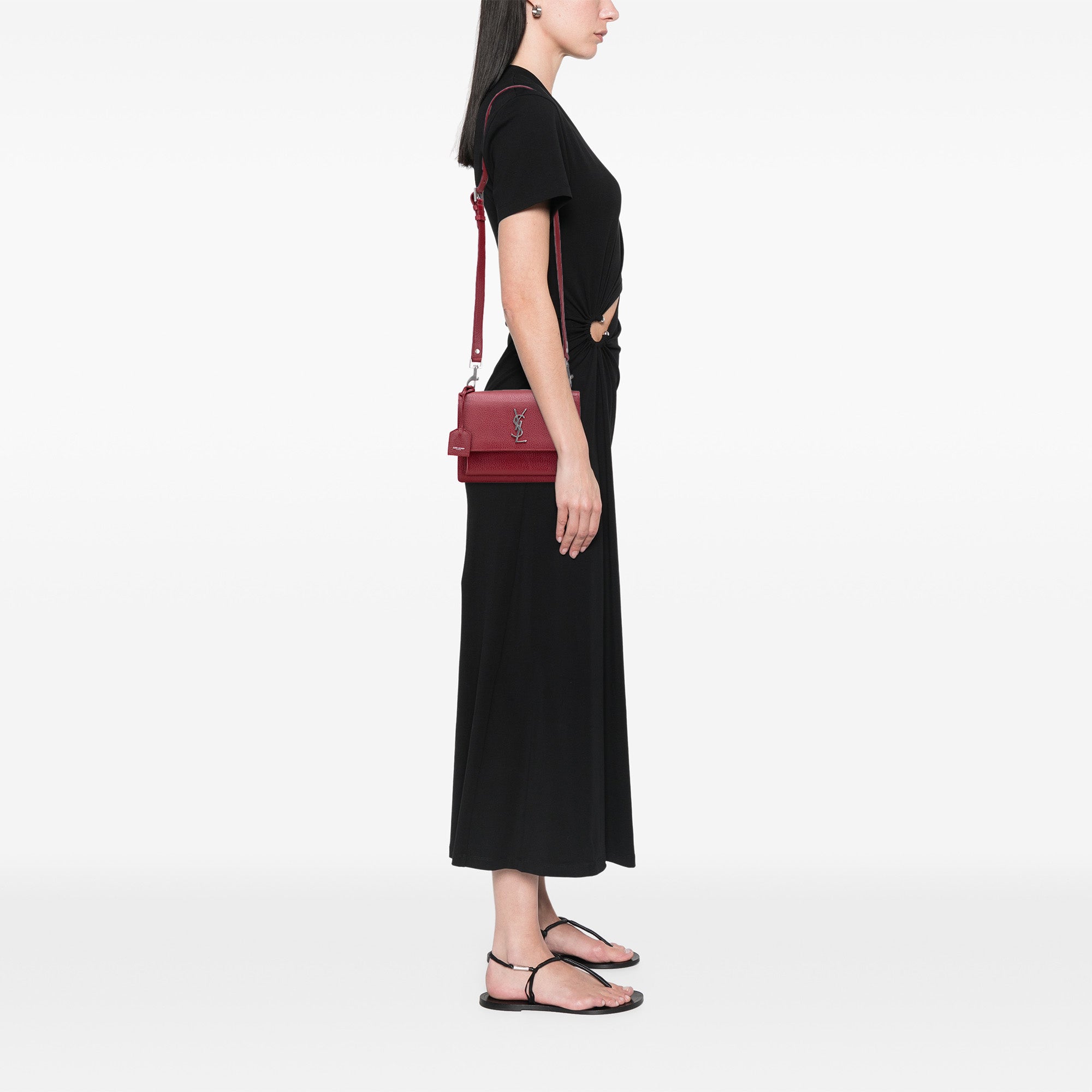 Medium Grained Calfskin Monogram Sunset Crossbody