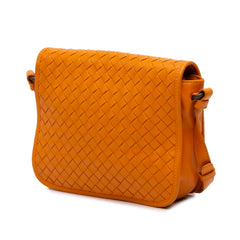 Nappa Intrecciato Flap Crossbody