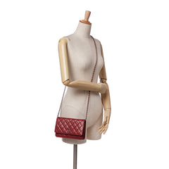 CC Quilted Lambskin Wallet on Chain