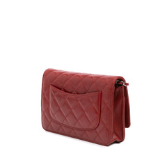 CC Quilted Lambskin Wallet on Chain