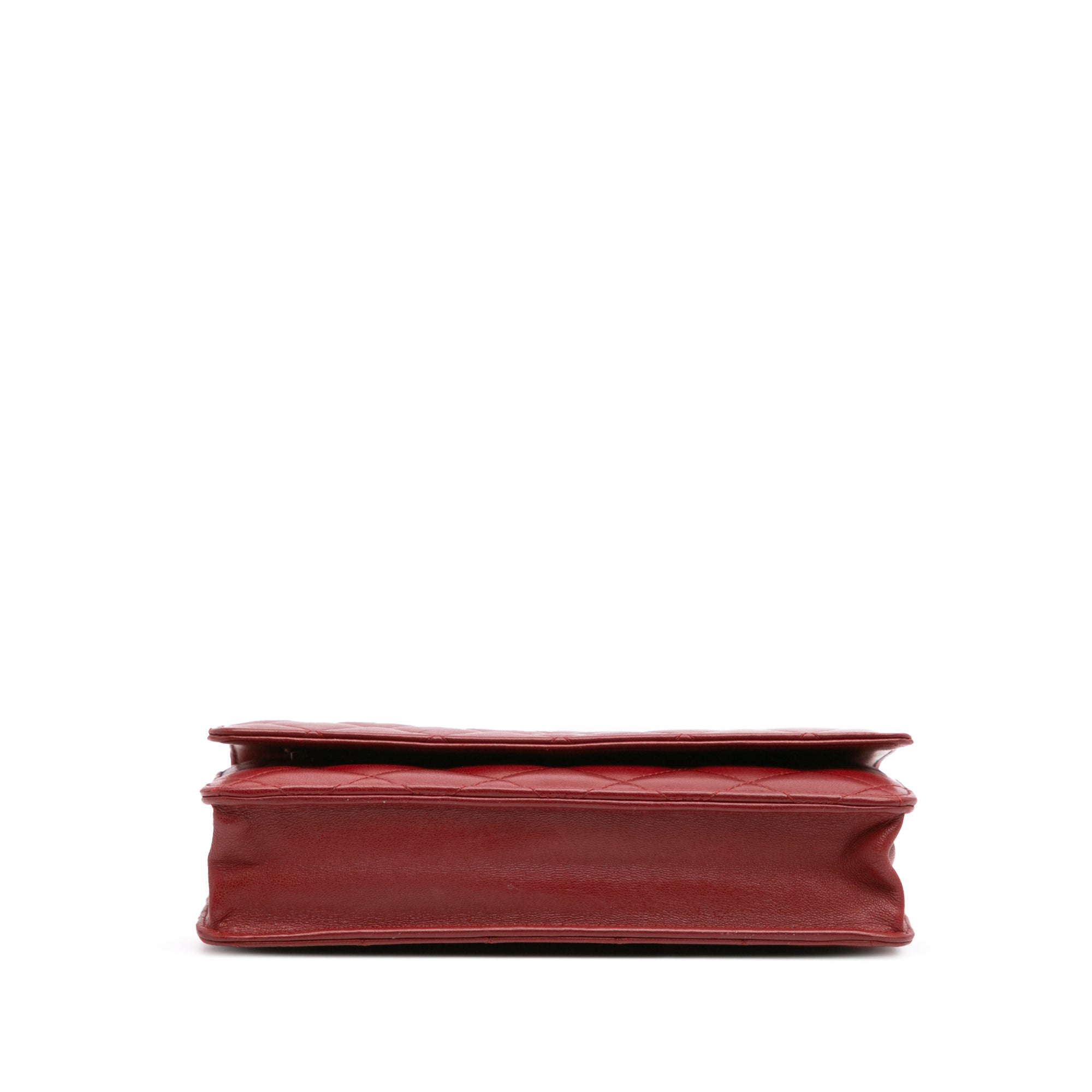 CC Quilted Lambskin Wallet on Chain