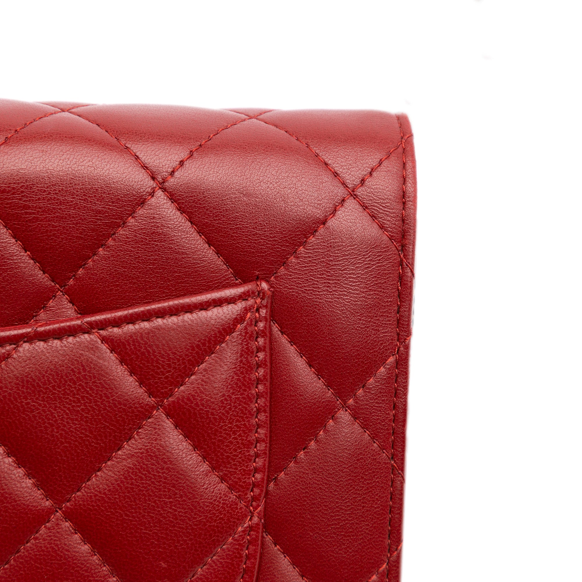 CC Quilted Lambskin Wallet on Chain
