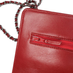CC Quilted Lambskin Wallet on Chain