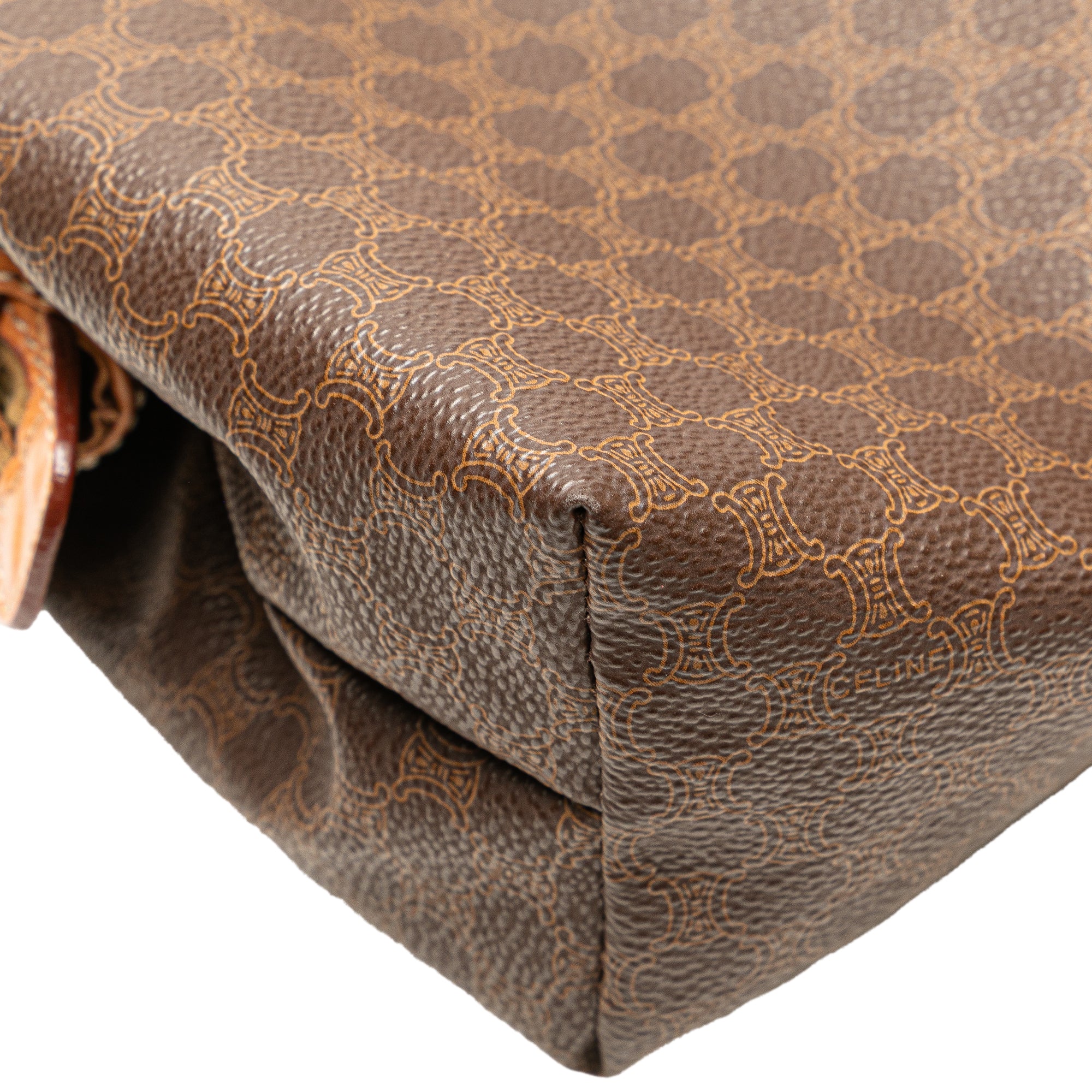 Macadam Coated Canvas Clutch