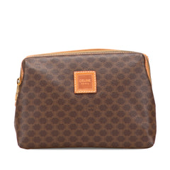 Macadam Coated Canvas Clutch