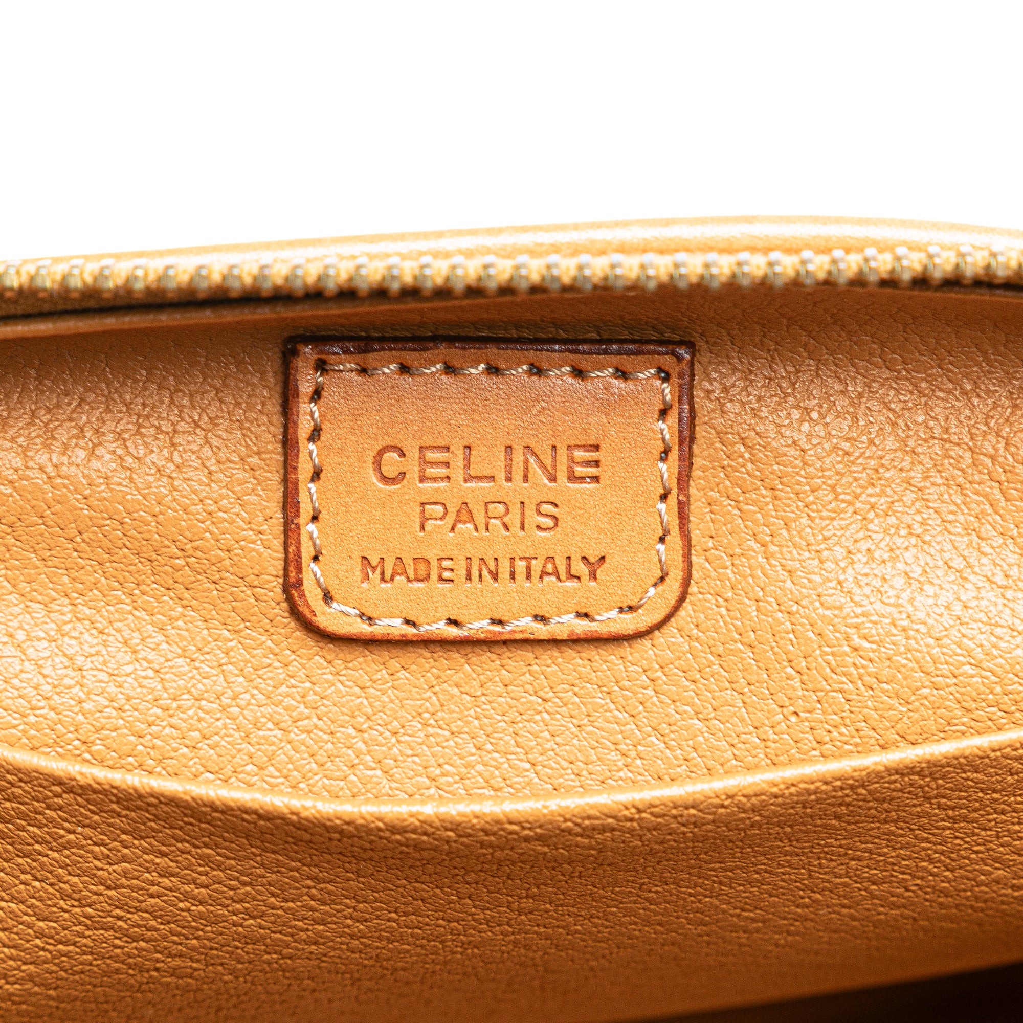 Macadam Coated Canvas Clutch