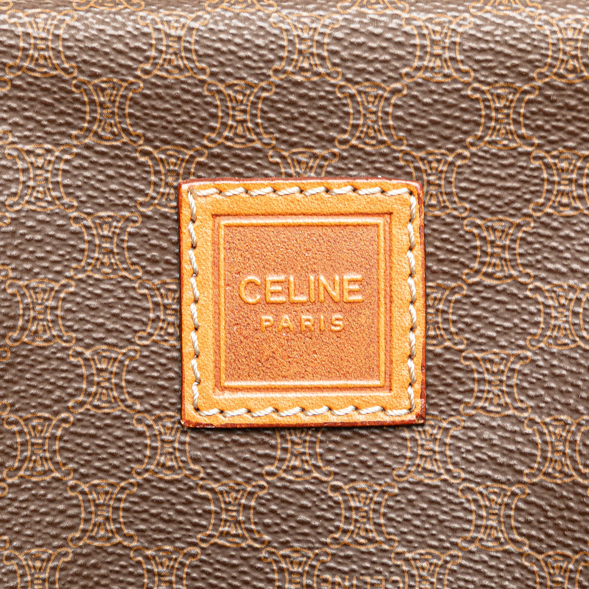 Macadam Coated Canvas Clutch