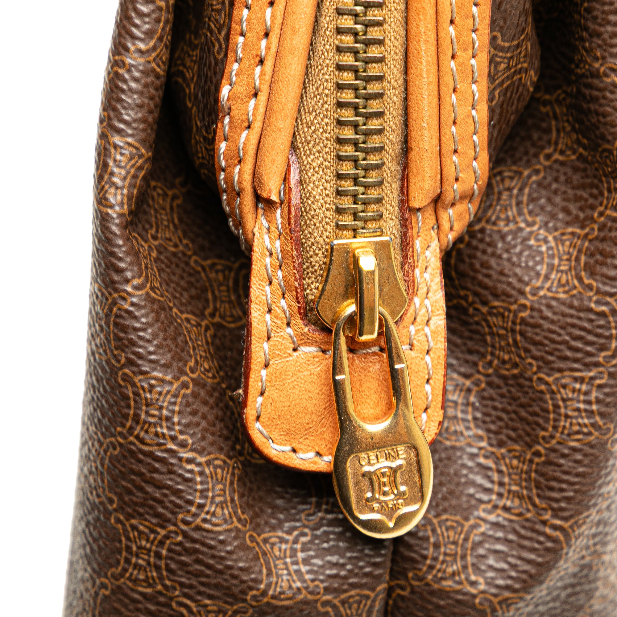 Macadam Coated Canvas Clutch