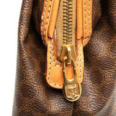 Macadam Coated Canvas Clutch