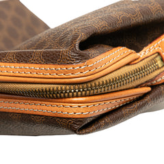 Macadam Coated Canvas Clutch