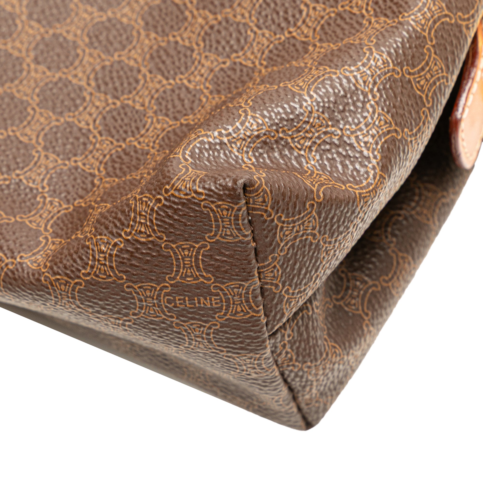 Macadam Coated Canvas Clutch