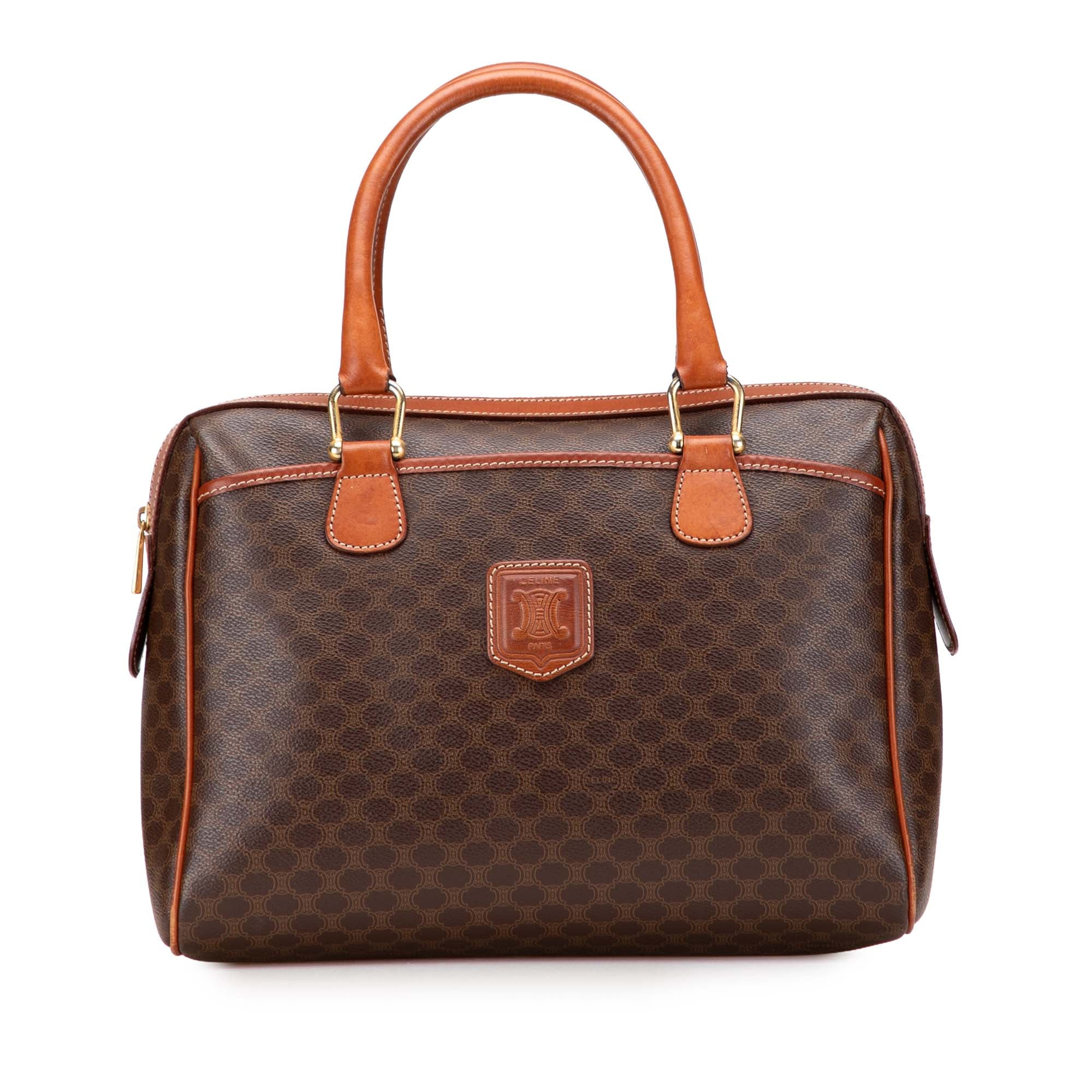 Macadam Coated Canvas Handbag