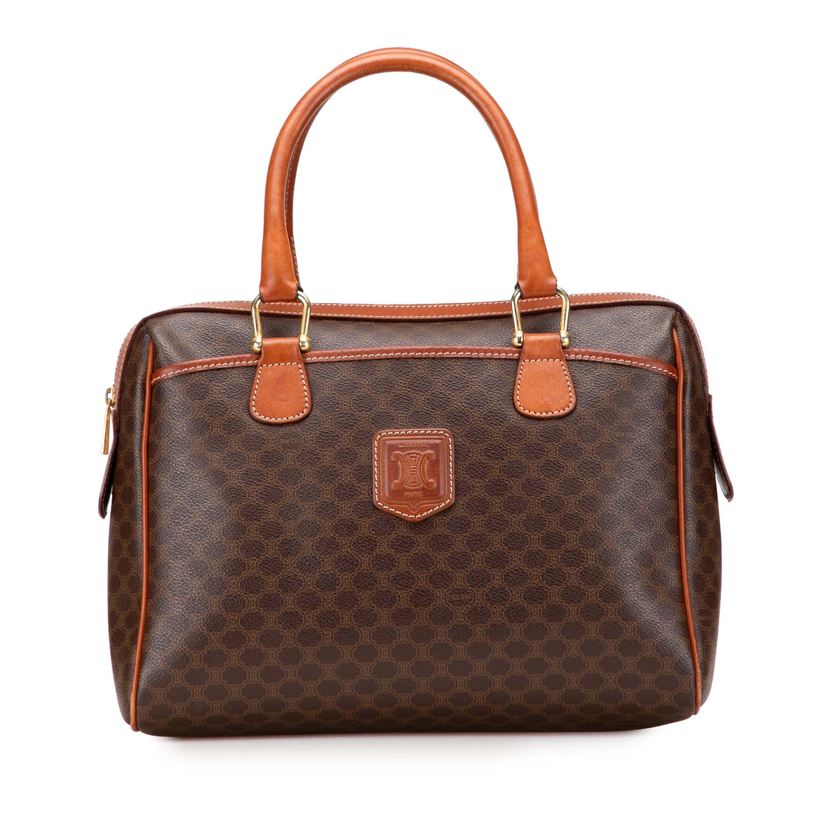 Macadam Coated Canvas Handbag