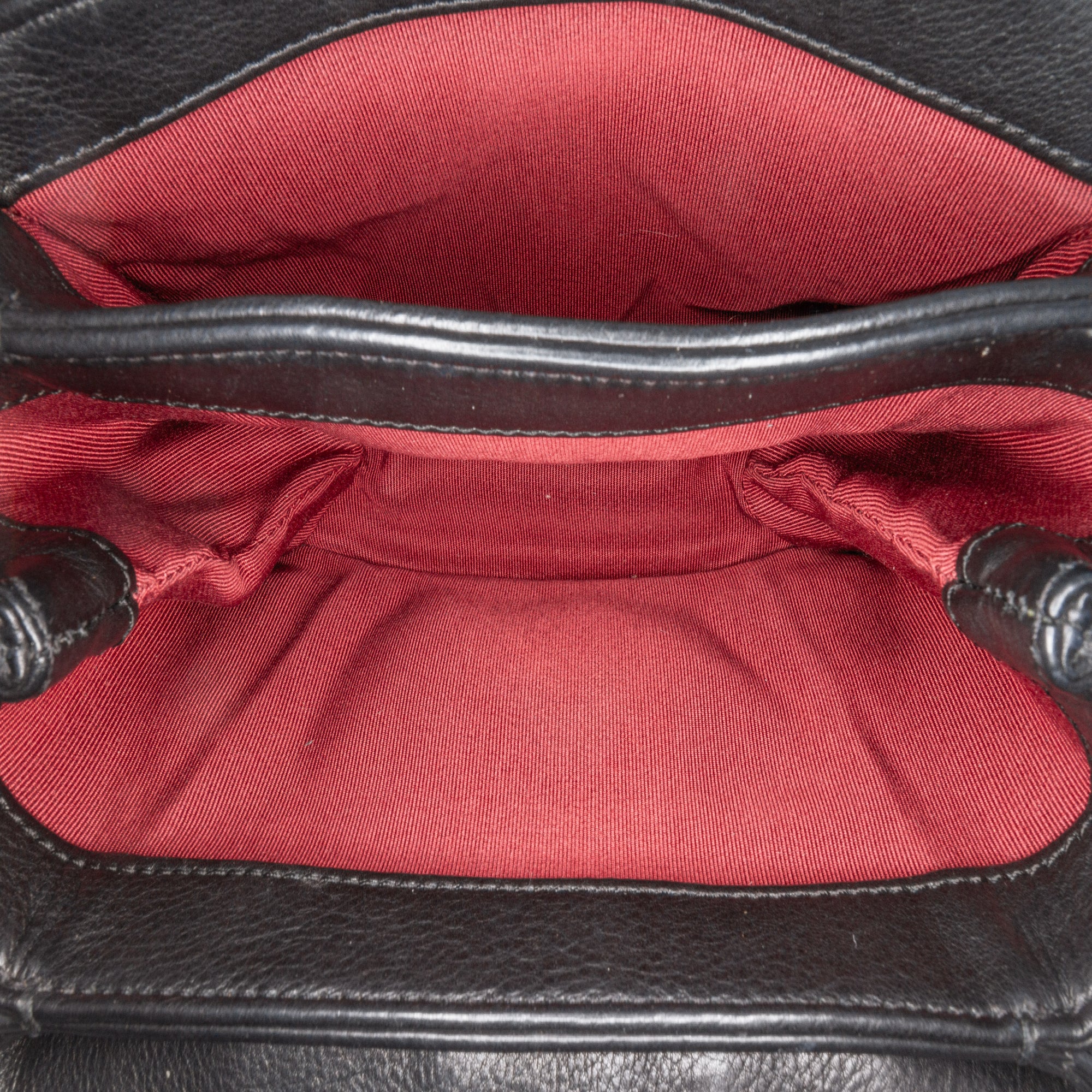 Quilted Calfskin Pearl CC Accordion Flap