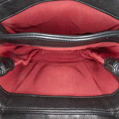 Quilted Calfskin Pearl CC Accordion Flap
