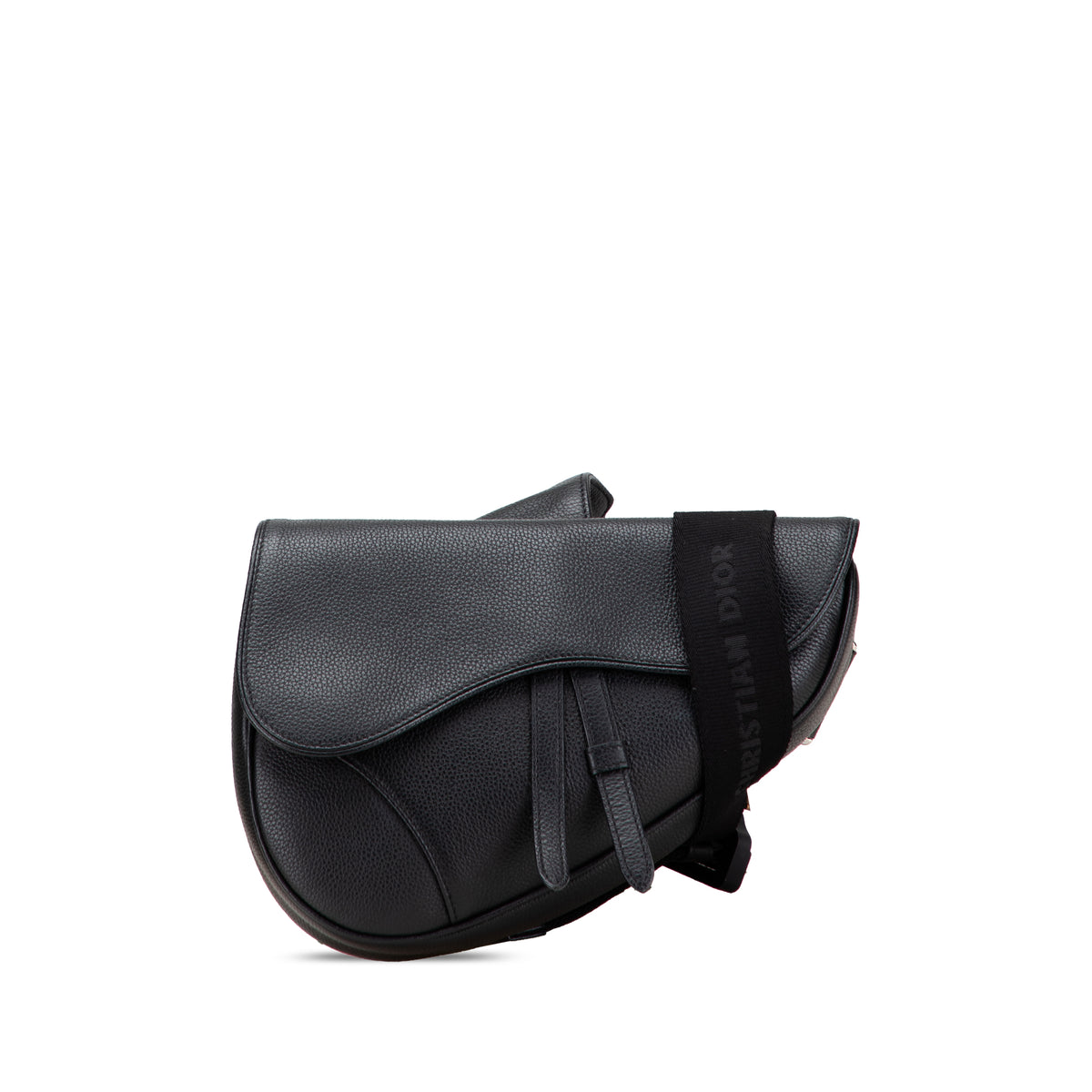 Kim Jones Grained Calfskin Saddle Bag