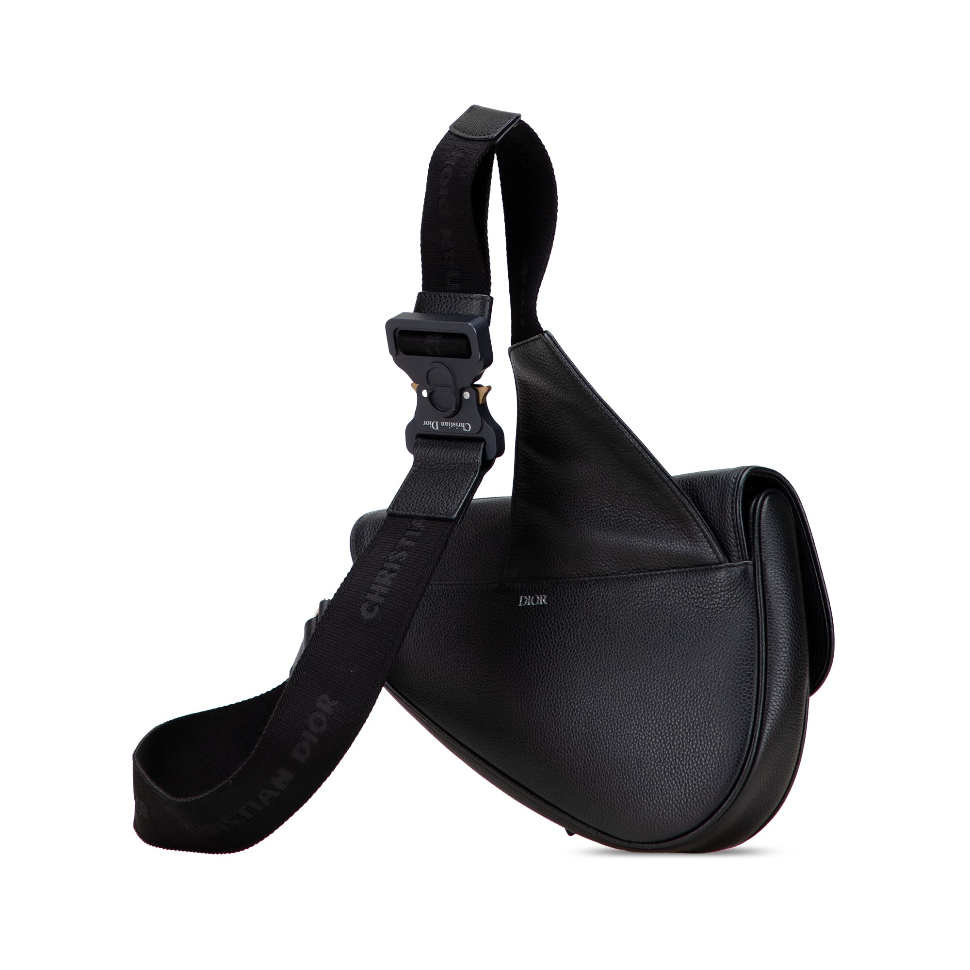 Kim Jones Grained Calfskin Saddle Bag