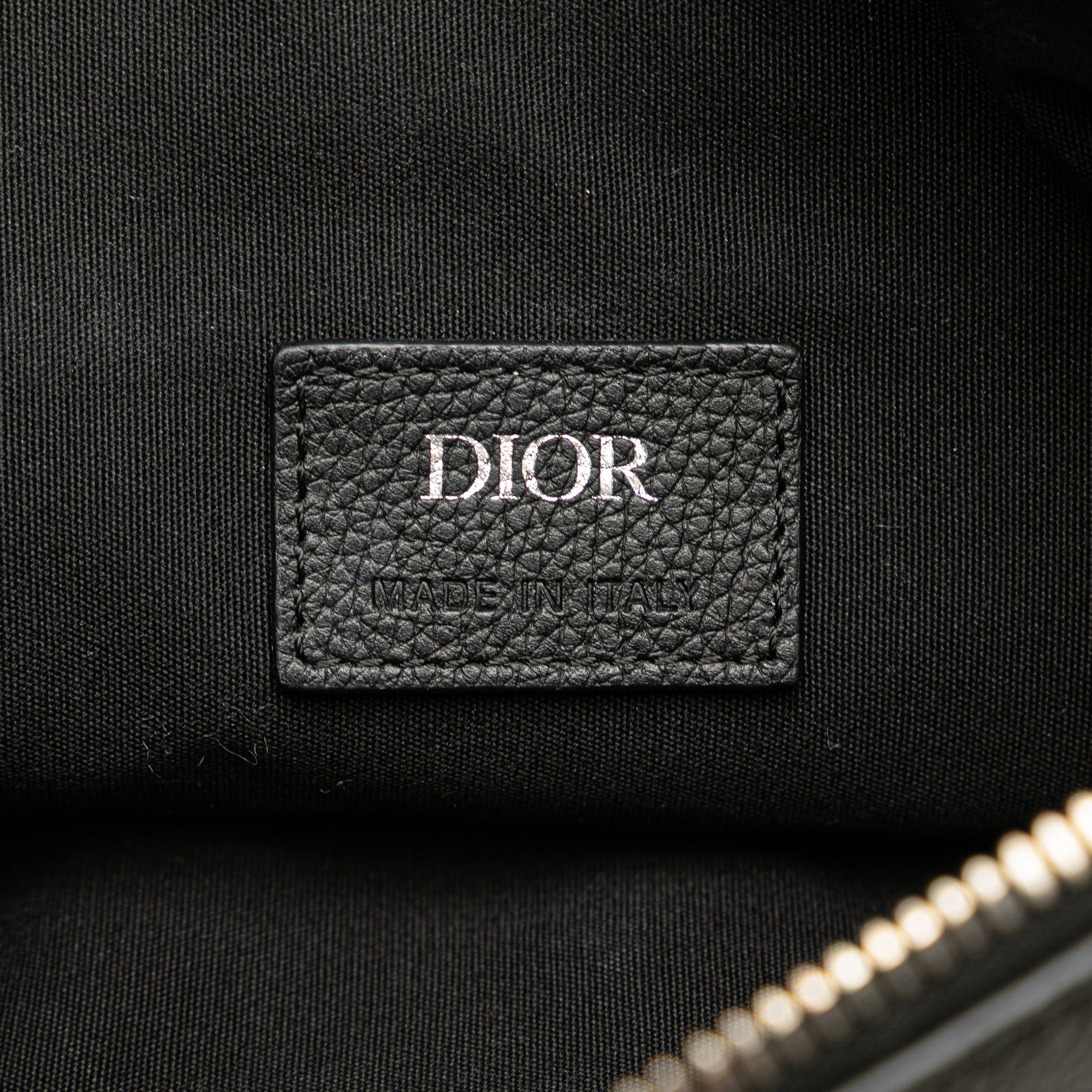 Kim Jones Grained Calfskin Saddle Bag
