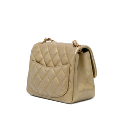 Mini Square Classic Caviar Single Flap