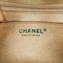 Mini Square Classic Caviar Single Flap