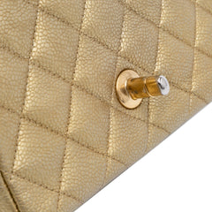 Mini Square Classic Caviar Single Flap