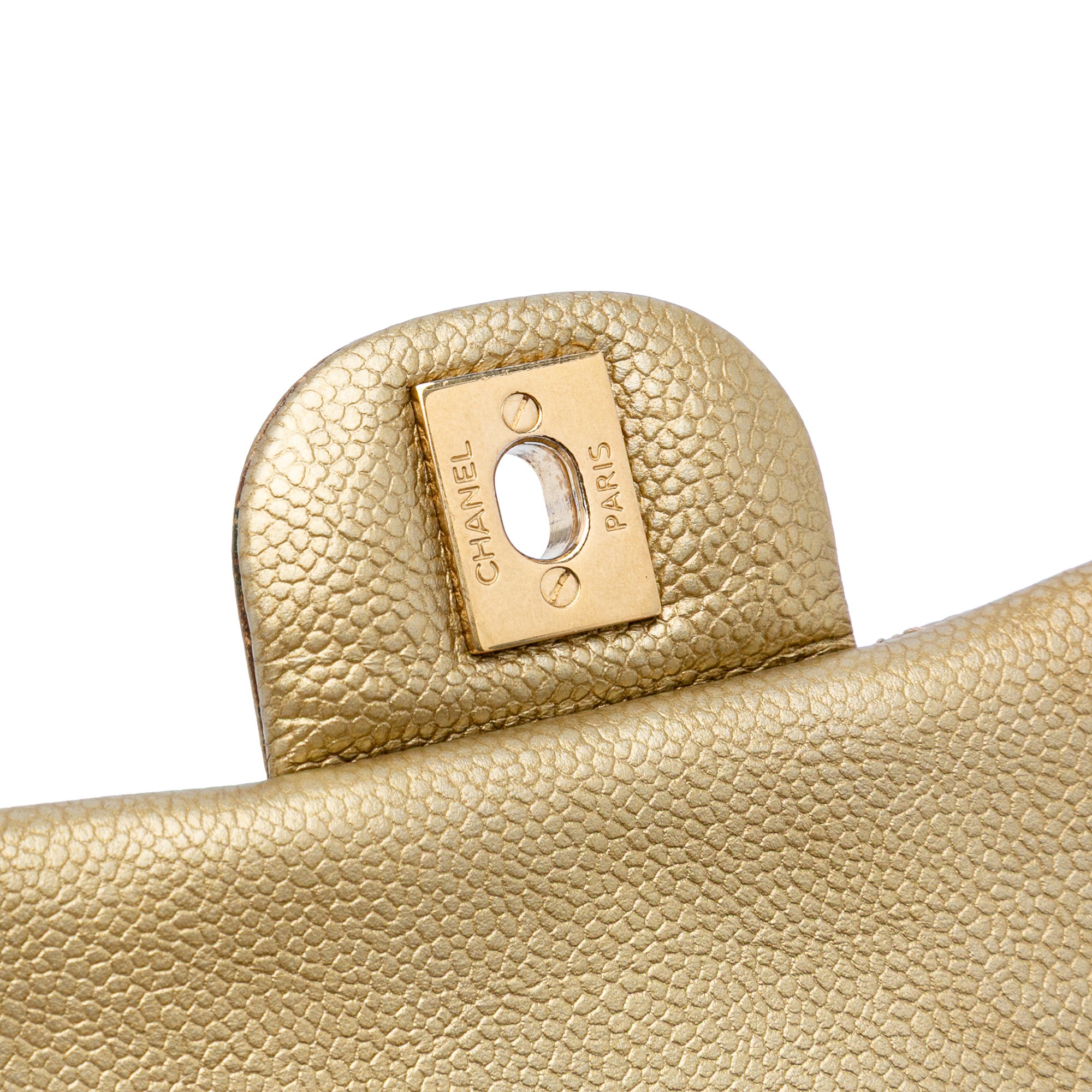 Mini Square Classic Caviar Single Flap