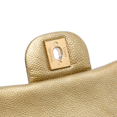 Mini Square Classic Caviar Single Flap