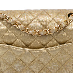 Mini Square Classic Caviar Single Flap