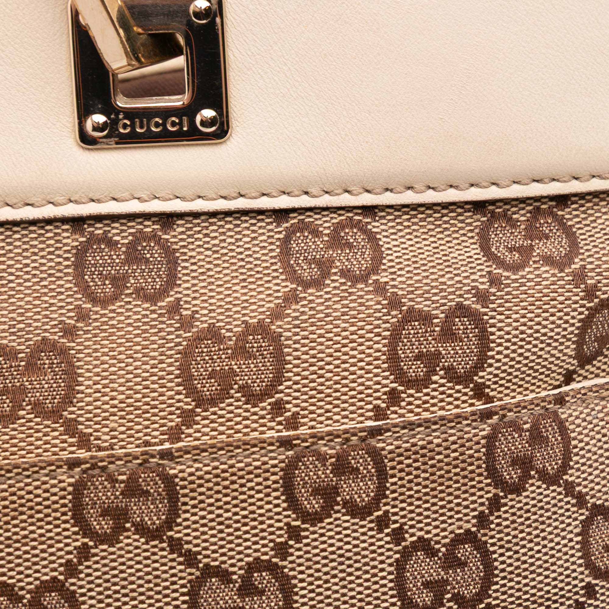 GG Canvas Punch Tote