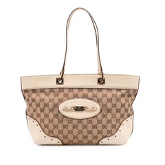 GG Canvas Punch Tote