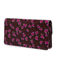Leather Heartbeat Clutch
