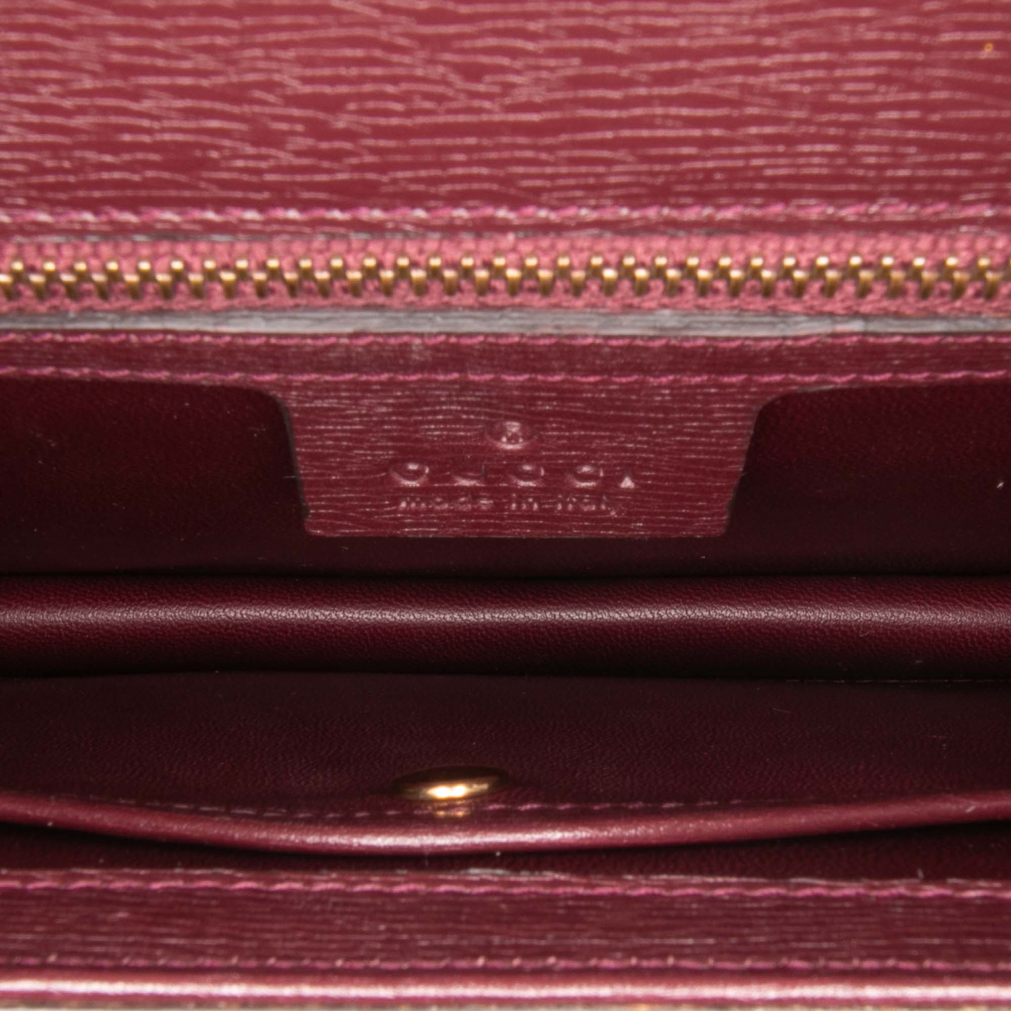 Leather Heartbeat Clutch