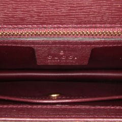 Leather Heartbeat Clutch