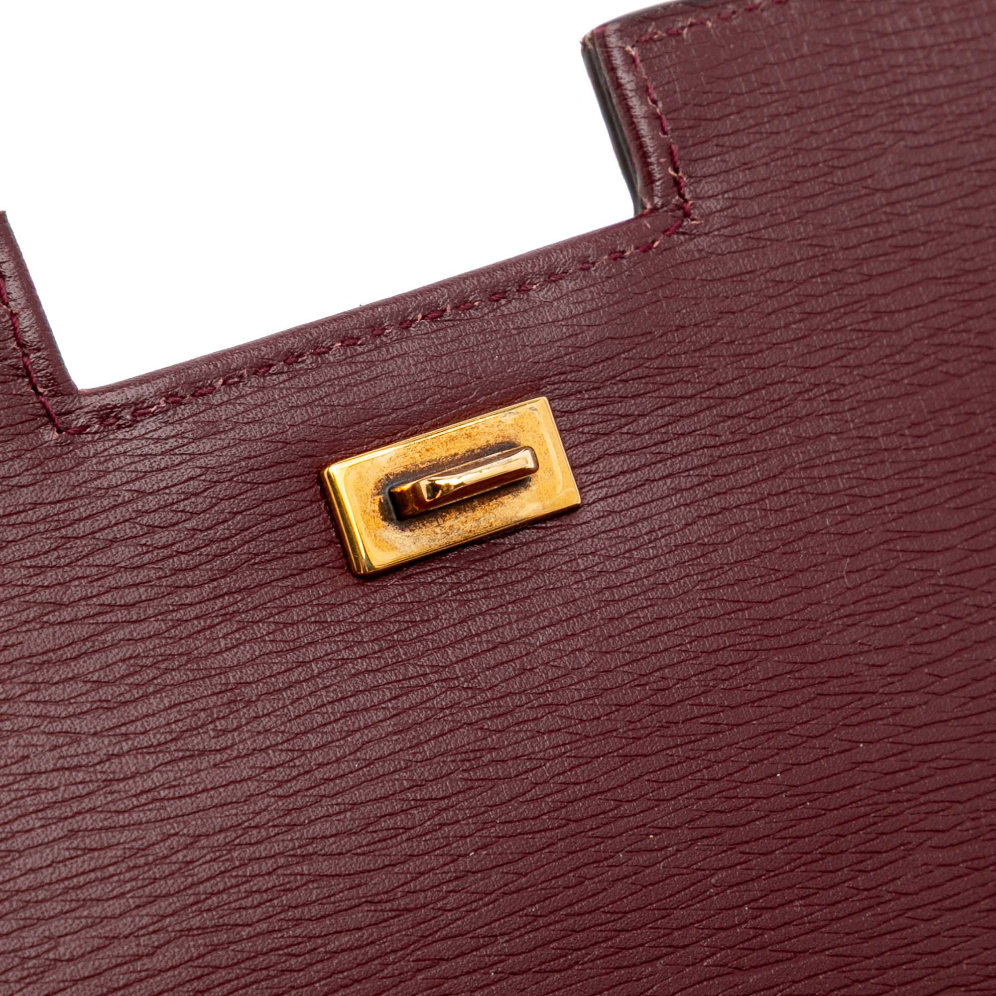 Leather Heartbeat Clutch